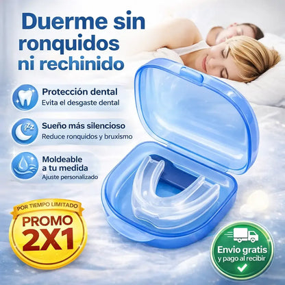 ¡PROMO 2X1! ®️: Protector Bucal Nocturno Anti bruxismo y ronquidos 🦷